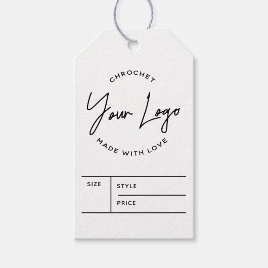 Prijs voor zakelijke Logo Label voor hangen Cadeaulabel (Voorkant)