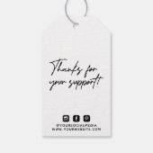 Prijs voor zakelijke Logo Label voor hangen Cadeaulabel (Achterkant)