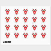 PRIJS Wapen Ronde Sticker (Vel)