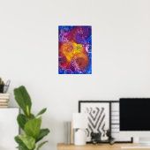 Prijs winnende handgeschilderde abstracte schilder poster (Thuiskantoor)
