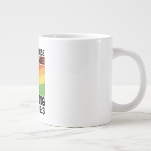 Prijs zijn naam dansend design grote koffiekop (Rechts)