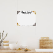 Prijsbord werknemer dagelijkse loftuitingen post-i poster (Keuken)