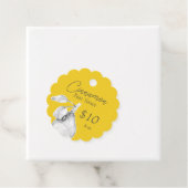 Prijsetiket voor pot met peren-kaneelcondimenten  bedankjes labels (In situ)