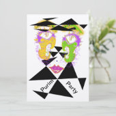 Prijsfeestviering Abstracte stijluitvindingen Kaart (Staand voorkant)