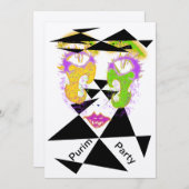 Prijsfeestviering Abstracte stijluitvindingen Kaart (Voorkant / Achterkant)