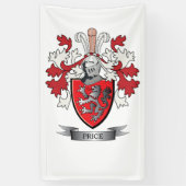 Prijsgezinskustlaag van wapens spandoek (Verticaal)