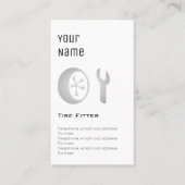 Prijskaarten voor "Essential Tire Fitter" Visitekaartje (Voorkant)