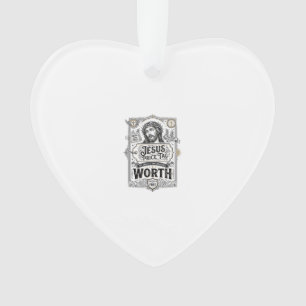 Prijskaartje Jezus Waardig Jezus Prijskaartje Waar Ornament