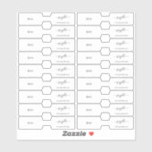 Prijskaartje Sieraden Vouwmodel Sticker (Vel)