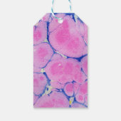 Prijskaartjes Roze Marmer Cadeaulabel (Achterkant)