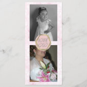 Prijskaartjes voor trouwfotografie menu (Achterkant)