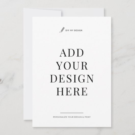 Prijslijst 5x7" Vlakke Kaart afdrukken (Voorkant)