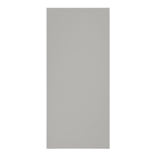 Prijslijst |  artiest Floral Grey Makeup Reclamekaart (Achterkant)