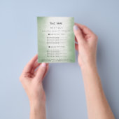 Prijslijst Boutique Sieraden Kapper Munt Flyer (Hand)