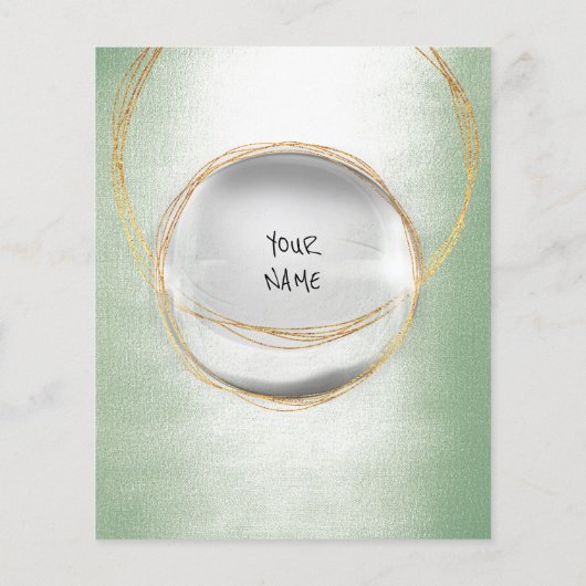 Prijslijst Boutique Sieraden Kapper Munt Flyer (Achterkant)