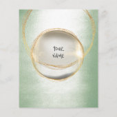 Prijslijst Boutique Sieraden SPA Haar Nagels Mint Flyer (Achterkant)