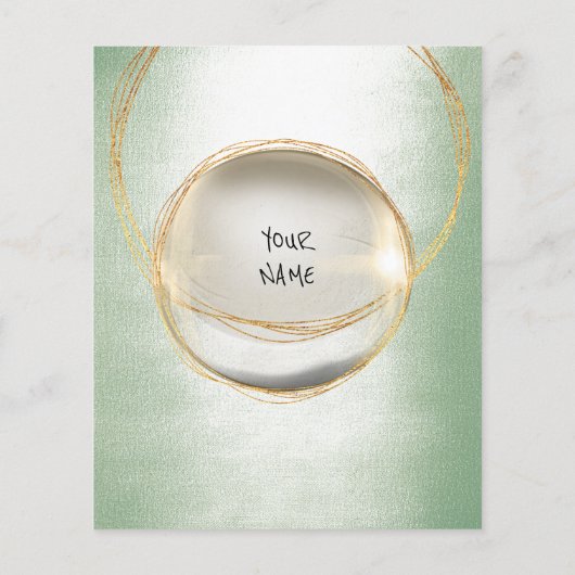 Prijslijst Boutique Sieraden SPA Haar Nails Mint Flyer (Achterkant)