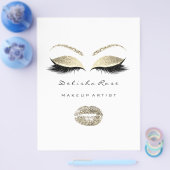 Prijslijst Brofzwarte witte ogen Lips God Lashes Flyer (Enkel)