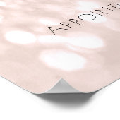 Prijslijst Electrolysis Ontharing Rose Beauty Poster (Hoek)