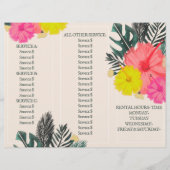 Prijslijst Event Planner Decorateur Bloemstuk Broc Flyer (Voorkant)