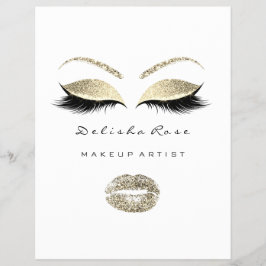 Prijslijst Flyer Black White Eye Licht God Lash Lu