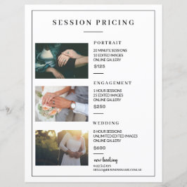 PRIJSLIJST FOTOGRAFIE