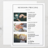 PRIJSLIJST FOTOGRAFIE (Voorkant / Achterkant)