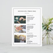 PRIJSLIJST FOTOGRAFIE (Staand voorkant)