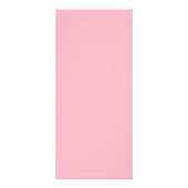 PRIJSLIJST gemaakt met liefde modern roze chevron Reclamekaart (Achterkant)