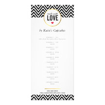 PRIJSLIJST gemaakt met liefde voor moderne zwarte 