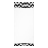 PRIJSLIJST gemaakt met liefde voor moderne zwarte  Reclamekaart (Achterkant)