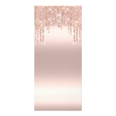 Prijslijst Hair Makeup Lashes Nail Wax Roos Blush Reclamekaart (Achterkant)