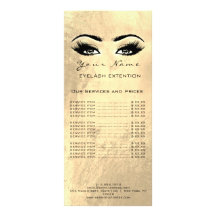 Prijslijst Lashes Extension Makeup Artist Golden