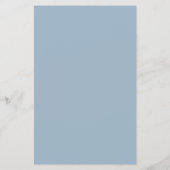 Prijslijst met de prijs van de robuuste blauwe ser flyer (Achterkant)