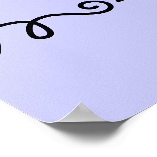 Prijslijst Poster (Hoek)