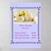 Prijslijst Poster (Voorkant)