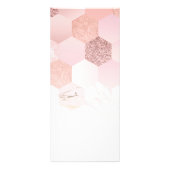 Prijslijst Roos Gold Lashes Reclamekaart (Achterkant)