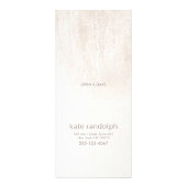 Prijslijst roze Floral Lotus Flower Spa Salon Reclamekaart (Achterkant)