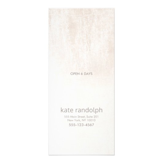 Prijslijst roze Floral Lotus Flower Spa Salon Reclamekaart (Achterkant)