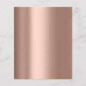 Prijslijst Schoonheidssalon Visagist Skinny Rose Flyer (Achterkant)