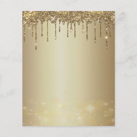 Prijslijst Service Sparkly Drips Flyer (Achterkant)