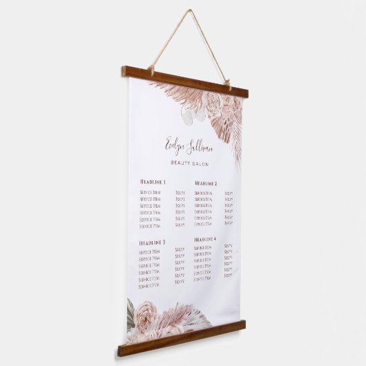 Prijslijst van Boho-rozen hangende tapestry Hangend Wandkleed (Gebogen)