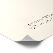 Prijslijst van Elegant, Modern, Floral Peony Poster (Hoek)