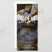 Prijslijst van het massagemenu Spa Salon Menu (Voorkant / Achterkant)