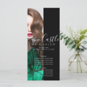 Prijslijst van het menu Hair Salon (Staand voorkant)