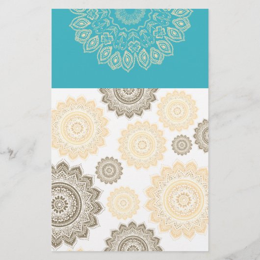 Prijslijst van tekenaar met speciale stijl schoonh flyer (Achterkant)