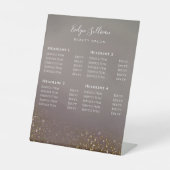 Prijslijst vloeibare glitter Beauty Salon Reclamebord Met Voetstuk (Voorkant)