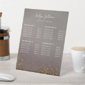 Prijslijst vloeibare glitter Beauty Salon Reclamebord Met Voetstuk (Insitu)