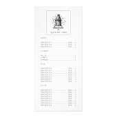  prijslijst voor bijenkorven of Boerderijen Reclamekaart (Voorkant)