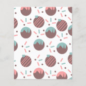 Prijslijst voor Cake Pop-bedrijfslogo Flyer (Achterkant)